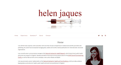 Desktop Screenshot of helenjaques.co.uk